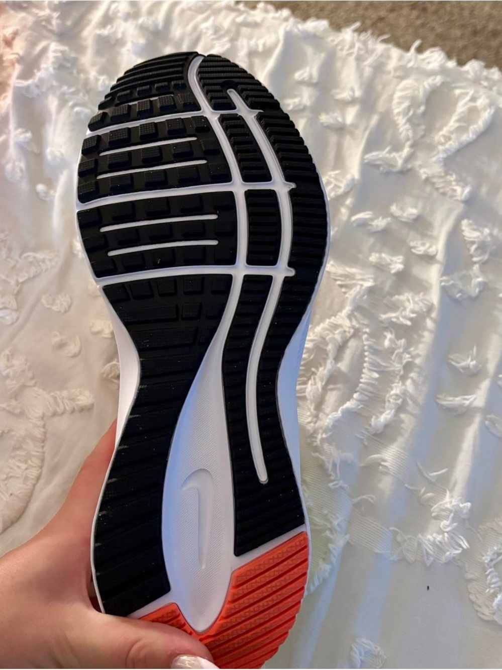 Nike Women's Running Shoes - White/Coral/Neon Yellow - Picture 5 of 5